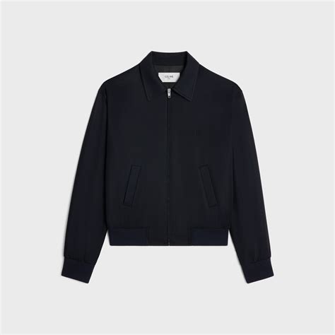 celine wax jacket|TRIOMPHE BLOUSON JACKET IN WAXED COTTON LINEN.